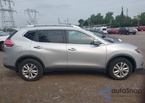 2016 Nissan Rogue Sv z USA, uszkodzony, nr VIN KNMAT2MVXGP615380